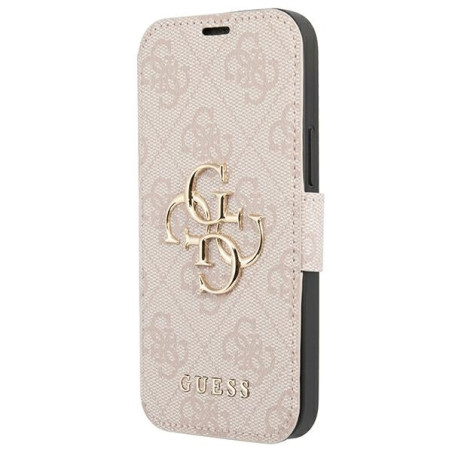 Kryt Guess 4G Big Metal Logo iPhone 13 Pro Max - pink