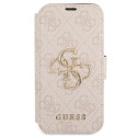 Kryt Guess 4G Big Metal Logo iPhone 13 Pro Max - pink