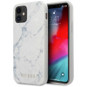 Kryt Guess Marble pro iPhone 12 mini - bílý