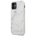 Kryt Guess Marble pro iPhone 12 mini - bílý