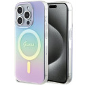 Kryt Guess GUHMP15XHITSU pro iPhone 15 Pro Max fialová