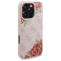 Kryt Guess GUHMP16LP4ROPEMCP iPhone 16 Pro MagSafe - růžový