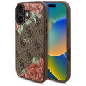 Kryt Guess GUHMP16SP4ROPEMCW iPhone 16 - hnědá