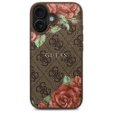 Kryt Guess GUHMP16SP4ROPEMCW iPhone 16 - hnědá