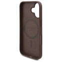 Kryt Guess GUHMP16SP4ROPEMCW iPhone 16 - hnědá