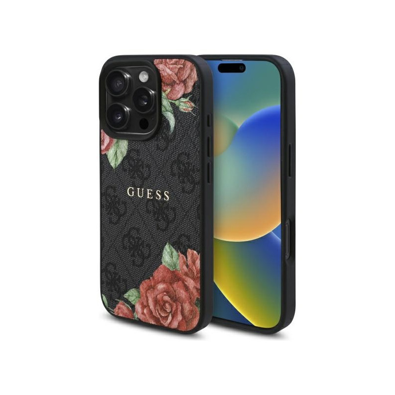 Kryt Guess GUHMP16XP4ROPEMCK pro iPhone 16 Pro Max - černá/černá