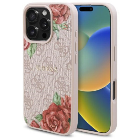 Kryt Guess GUHMP16XP4ROPEMCP iPhone 16 Pro Max růžový