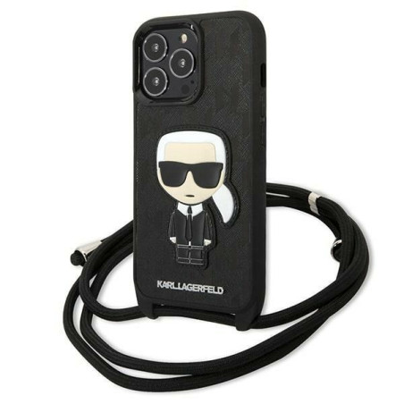 Kryt Karl Lagerfeld ICONIK pro iPhone 13 Pro - černý