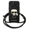 Kryt Karl Lagerfeld ICONIK pro iPhone 13 Pro - černý