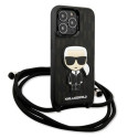 Kryt Karl Lagerfeld ICONIK pro iPhone 13 Pro - černý