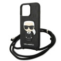 Kryt Karl Lagerfeld ICONIK pro iPhone 13 Pro - černý