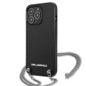 Kryt Karl Lagerfeld MONOGRAM pro iPhone 13 Pro černý