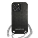 Kryt Karl Lagerfeld MONOGRAM pro iPhone 13 Pro černý