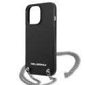 Kryt Karl Lagerfeld MONOGRAM pro iPhone 13 Pro černý