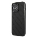 Kryt Karl Lagerfeld PERFORATED ALLOVER iPhone 13 Pro černý