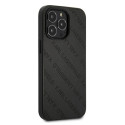 Kryt Karl Lagerfeld PERFORATED ALLOVER iPhone 13 Pro černý