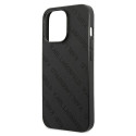 Kryt Karl Lagerfeld PERFORATED ALLOVER iPhone 13 Pro černý