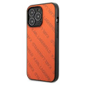 Kryt Karl Lagerfeld PERFORATED ALLOVER iPhone 13 Pro – oranžový