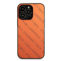 Kryt Karl Lagerfeld PERFORATED ALLOVER iPhone 13 Pro – oranžový
