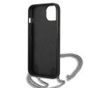 Kryt Karl Lagerfeld LEATHER TEXTURED AND CHAIN iPhone 13/14/15 6.1" č