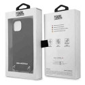 Kryt Karl Lagerfeld LEATHER TEXTURED AND CHAIN iPhone 13/14/15 6.1" č