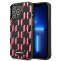 Kryt Karl Lagerfeld MONOGRAM PLAQUE iPhone 13 Pro Max - růžová