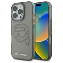 Kryt Karl Lagerfeld KLHCP16XHKHDCELK pro iPhone 16 Pro Max - černá