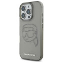 Kryt Karl Lagerfeld KLHCP16XHKHDCELK pro iPhone 16 Pro Max - černá