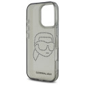 Kryt Karl Lagerfeld KLHCP16XHKHDCELK pro iPhone 16 Pro Max - černá