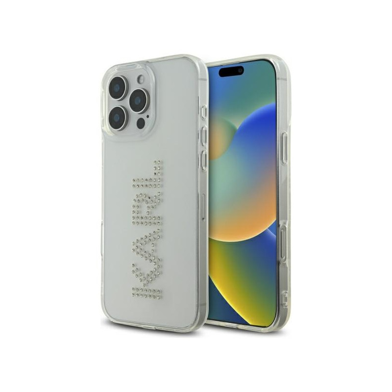 Kryt Karl Lagerfeld KLHCP16XHKLSTDCT pro iPhone 16 Pro Max - clear (průhledný)