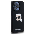 Kryt Karl Lagerfeld KLHMP15LSKHPPLK iPhone 15 Pro - černý