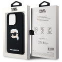 Kryt Karl Lagerfeld KLHMP15LSKHPPLK iPhone 15 Pro - černý