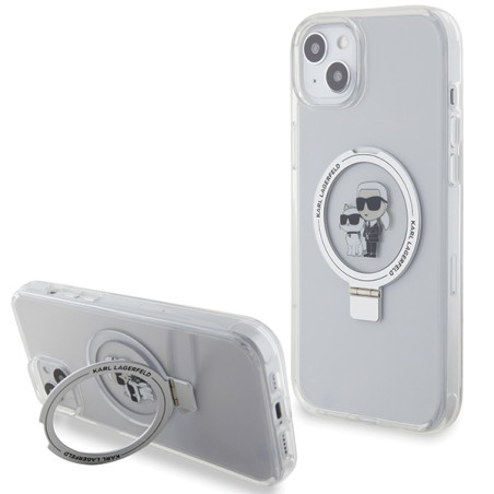 Kryt Karl Lagerfeld KLHMP15MHMRSKCH pro iPhone 15 Plus / 14 Plus - bí
