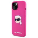 Kryt Karl Lagerfeld KLHMP15SSKHPPLF iPhone 15 - fuchsia