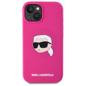 Kryt Karl Lagerfeld KLHMP15SSKHPPLF iPhone 15 - fuchsia