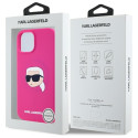 Kryt Karl Lagerfeld KLHMP15SSKHPPLF iPhone 15 - fuchsia