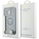 Kryt Guess HC IML Leopard pro iPhone 16 - hnědý