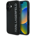 Kryt Karl Lagerfeld HC 3D Glitter pro iPhone 16 - černý