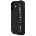 Kryt Karl Lagerfeld HC 3D Glitter pro iPhone 16 - černý