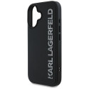 Kryt Karl Lagerfeld HC 3D Glitter pro iPhone 16 - černý
