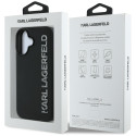 Kryt Karl Lagerfeld HC 3D Glitter pro iPhone 16 - černý