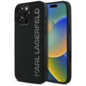 Kryt Karl Lagerfeld HC 3D Rubber pro iPhone 16 Pro - černý