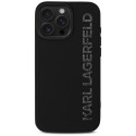 Kryt Karl Lagerfeld HC 3D Rubber pro iPhone 16 Pro - černý