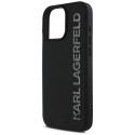 Kryt Karl Lagerfeld HC 3D Rubber pro iPhone 16 Pro - černý