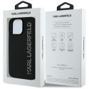 Kryt Karl Lagerfeld HC 3D Rubber pro iPhone 16 Pro - černý