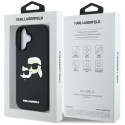 Kryt Karl Lagerfeld HC 3D Rubber iPhone 16 - černý