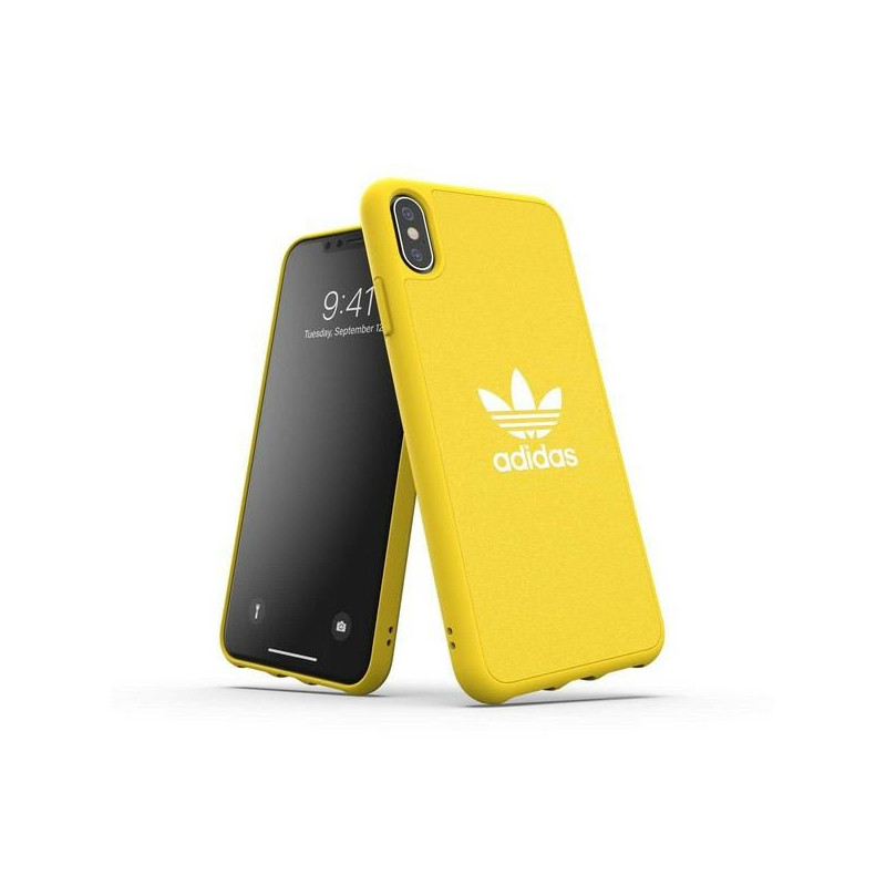 Kryt Adidas Molded Case Canvas pro iPhone Xs Max - žlutá