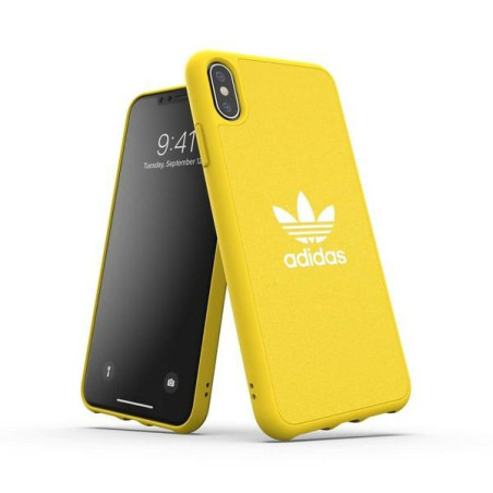 Kryt Adidas Molded Case Canvas iPhone Xs Max - žlutá