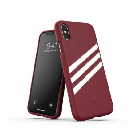 Kryt Adidas OR Moulded Case pro iPhone X / XS - burgundy