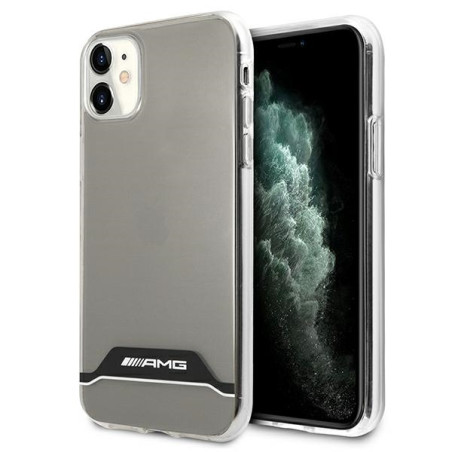 Kryt AMG Electroplate Black&White pro iPhone 11 / XR - transparentní